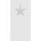 Ekena Millwork Standard Foster Star Plinth Block With Square Edge, 4 1/2"W x 9"H x 3/4"P PBP045X090X075FOS06 - alternate 2